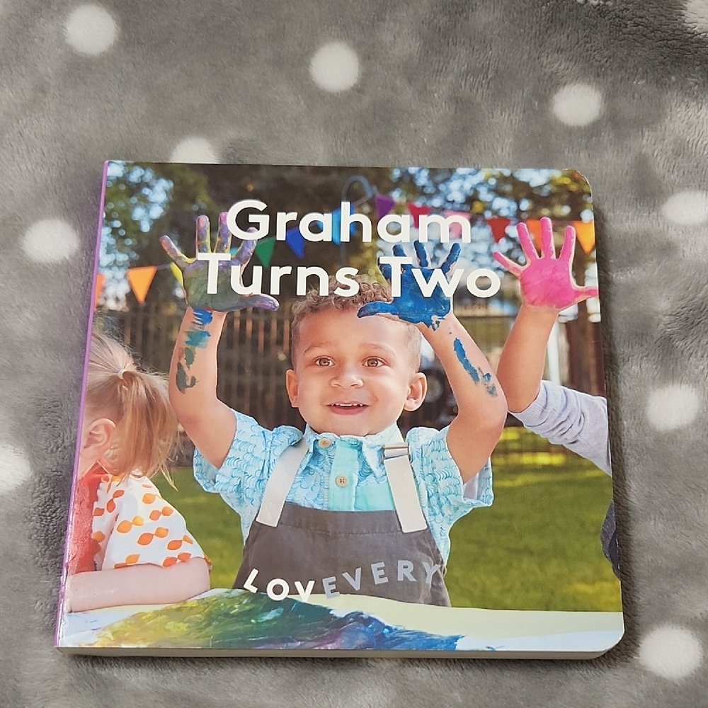 Lovevery Colorful Kids Learning Book Graham Turns Two Qty 1
